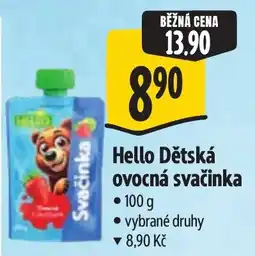 Albert Hello Dětská ovocná svačinka nabídka