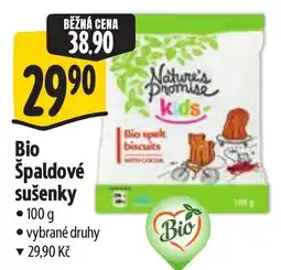 Albert Nature's Promise kids Bio špaldové sušenky nabídka