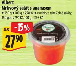 Albert Albert mrkvový salát s ananasem nabídka