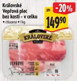 Albert Královské vepřová plec nabídka