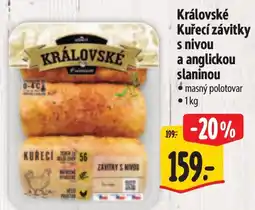 Albert Královské kuřecí závitky s nivou a anglickou slaninou nabídka
