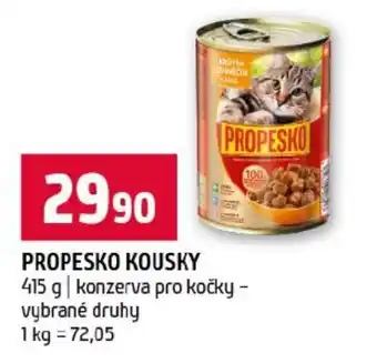 Propesko kousky