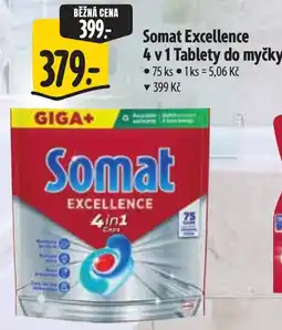 Albert Somat Excellence 4 v 1 Tablety do mycky nabídka