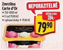Albert Zmrzlina Carte d'Or nabídka