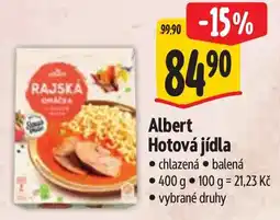 Albert Albert Hotová jídla nabídka