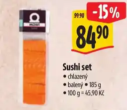 Albert Omega sushi set nabídka