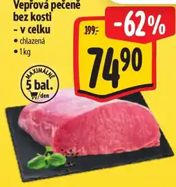 Albert Vepřová pečeně bez kosti- v cwlku nabídka