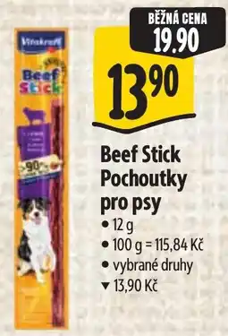 Albert Vital Kraft Beef Stick Pochoutky pro psy nabídka