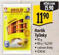 Albert Havlík tyčinky nabídka