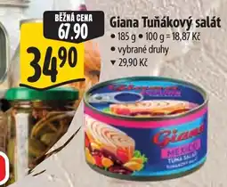 Albert Giana tuňákový salát nabídka