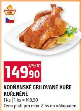 Terno Vodňanské grilované kuře kořeněné nabídka