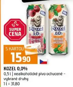 Terno Kozel 0,0% nealkoholické pivo ochucené nabídka