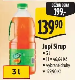 Albert Jupí Sirup nabídka