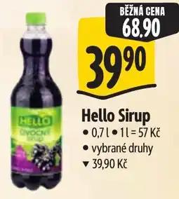Albert Hello Sirup nabídka