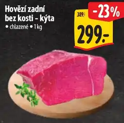 Albert Hovězí zadní bez kosti - kýtka nabídka