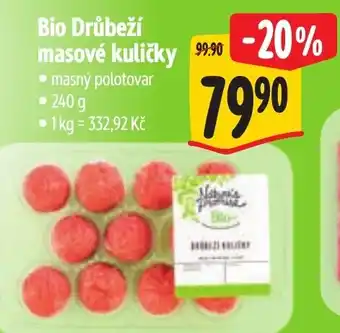 Albert Nature's Promise Bio Drůbeží masové kuličky nabídka