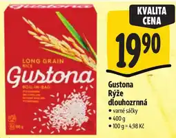 Albert Gustona rýže dlouhozrnná nabídka