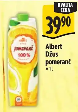 Albert Albert Džus pomeranč nabídka