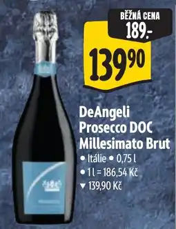 Albert DeAngeli Prosecco DOC Millesimato Brut nabídka