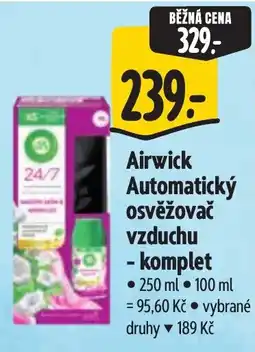 Albert Airwick Automatický osvěžovač vzduchu nabídka