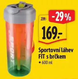 Albert Sportovní láhev FIT s brčkem nabídka