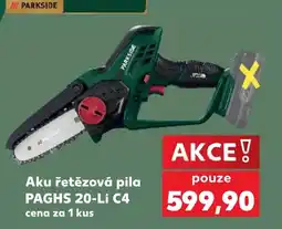 Kaufland Parkside aku řetězová pila paghs 20-li c4 nabídka