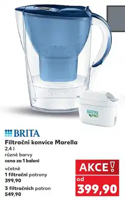 Kaufland Brita filtrační konvice Marella nabídka