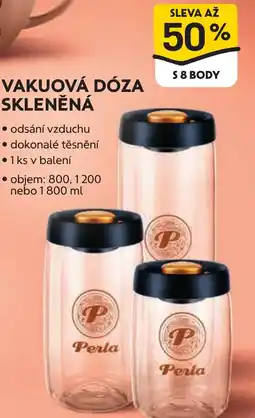 Albert Perla vakuová dóza skleněná nabídka