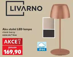 Kaufland Livarno aku stolní led lampa nabídka