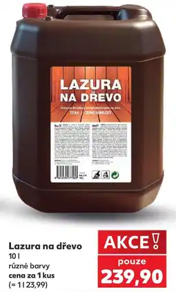 Kaufland Lazura na dřevo nabídka