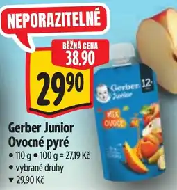 Albert Gerber Junior Ovocné pyré nabídka