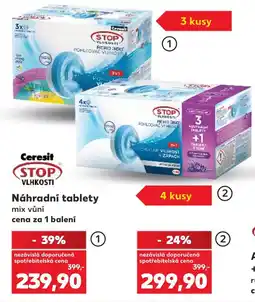 Kaufland Ceresit náhradní tablety mix vůní nabídka