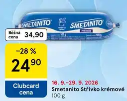 Tesco Smetanito střívko krémové nabídka