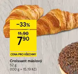 Tesco Croissant máslový nabídka