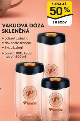 Albert Perla vakuová dóza skleněná nabídka