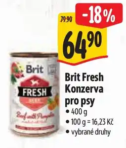 Albert Brit Fresh Konzerva pro psy nabídka
