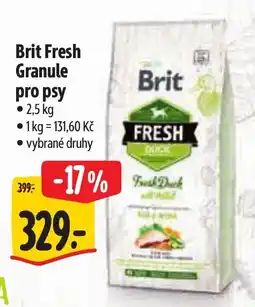Albert Brit Fresh Granule pro psy nabídka