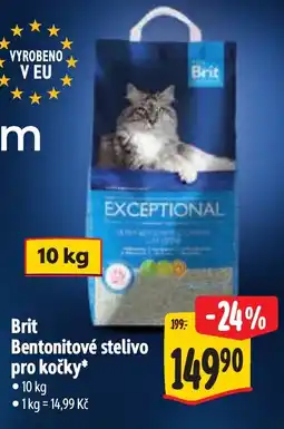 Albert Brit Bentonitové stelivo pro kočky* nabídka