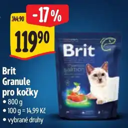 Albert Brit Granule pro kočky nabídka