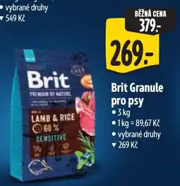 Albert Brit Granule pro psy nabídka