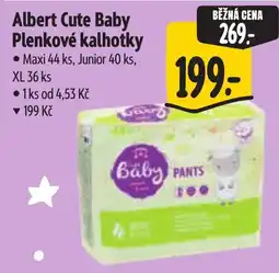 Albert Albert Cute Baby Plenkove kalhotky nabídka