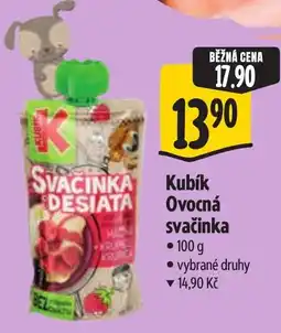 Albert Kubík ovocná svačinka nabídka