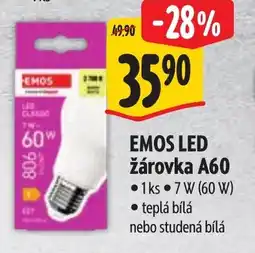 Albert Emos led žárovka a60 nabídka