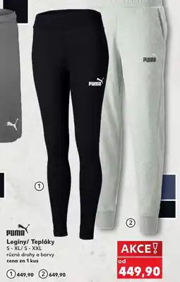 Kaufland Puma legíny / tepláky nabídka