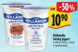 Albert Hollandia Selský jogurt nabídka