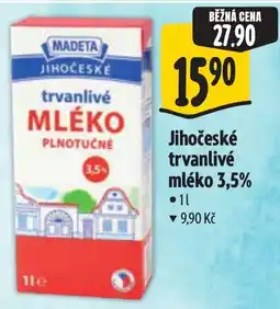 Albert Madeta jihočeské trvanlivé mléko nabídka