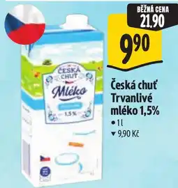 Albert Česká chuť trvanlivé mléko 1,5% nabídka