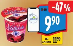 Albert Valaška výstřední jogurt nabídka