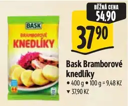 Albert Bask bramborové knedlíky nabídka
