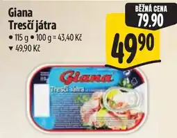 Albert Giana Tresčí játra nabídka